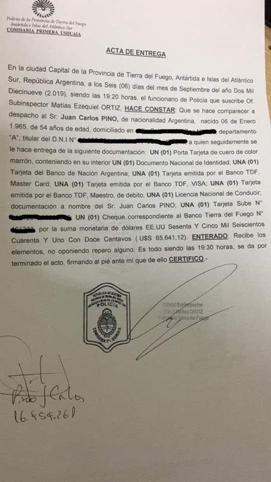 Denuncia Cheque 1