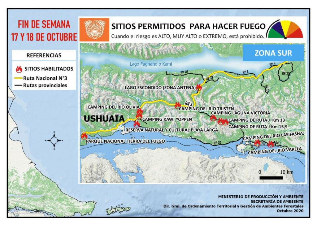 Lugares Habilitados Para Hacer Fuego En Tierra Del Fuego Ushuaia