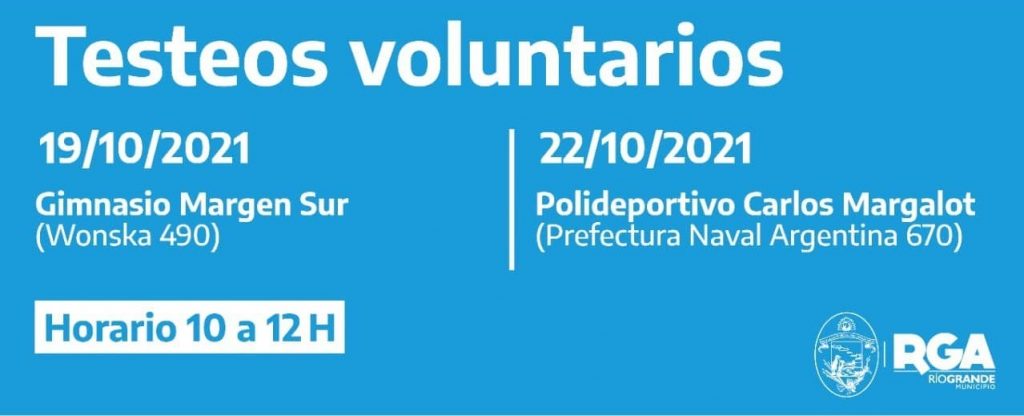 rga testeos semana 19 10 2021