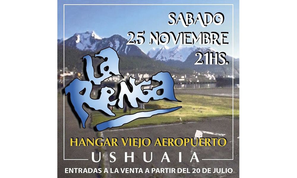 la renga flyer ushuaia
