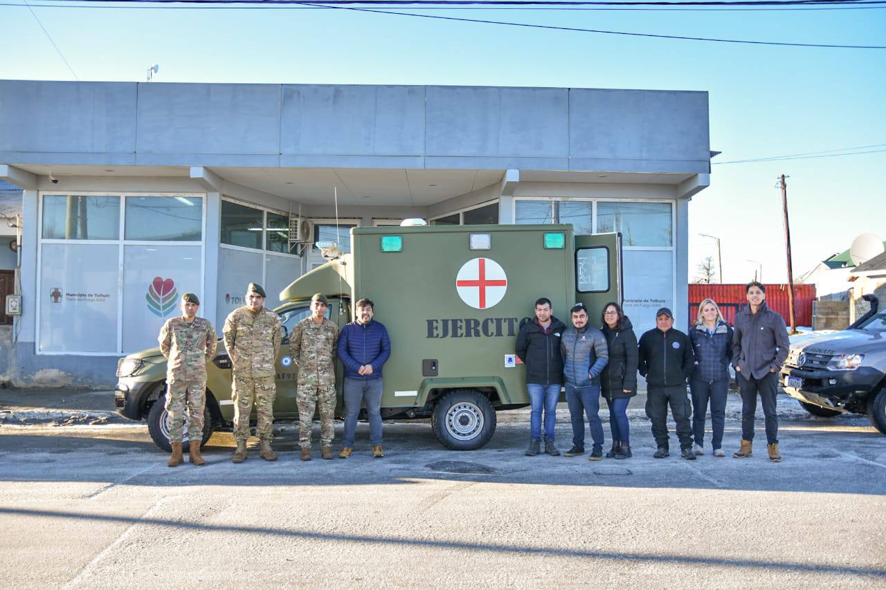 nueva ambulancia gendarmería tolhuin