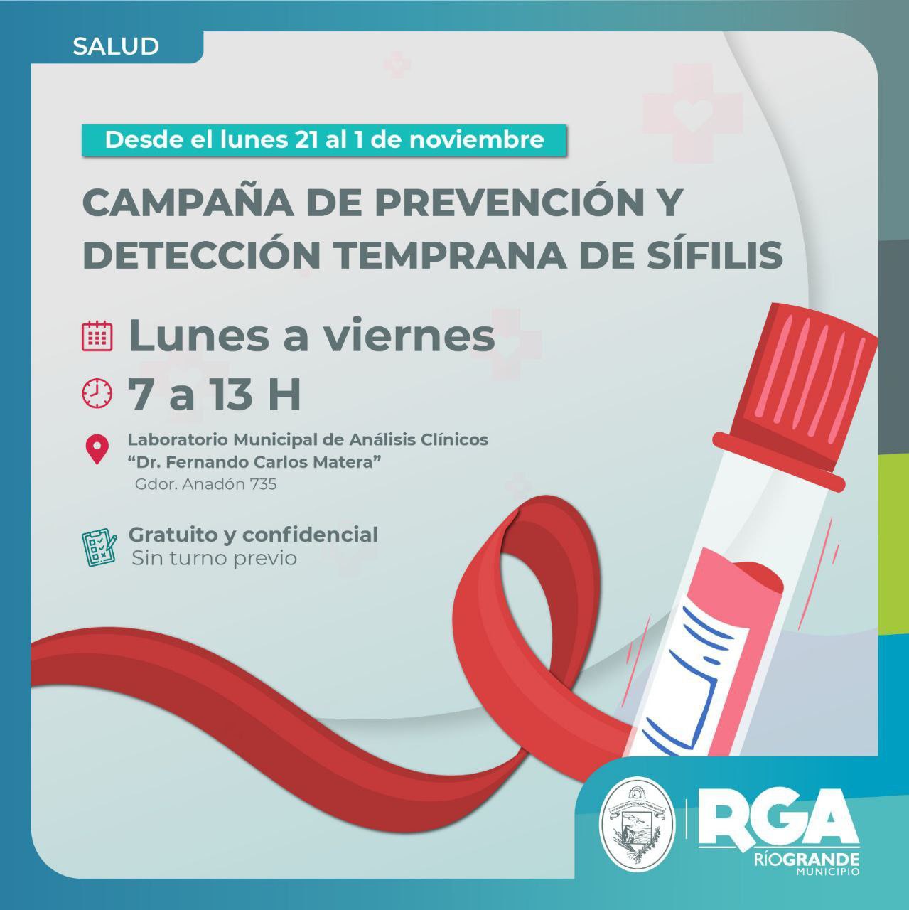 Continúa la campaña de prevención y detección temprana de sífilis